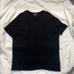 Express Men's Black T-Shirt
